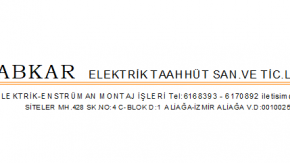ABKAR ELEKTRİK – ABKAR ELEKTRİK TAAHHÜT SAN. VE TİC.LTD.ŞTİ.